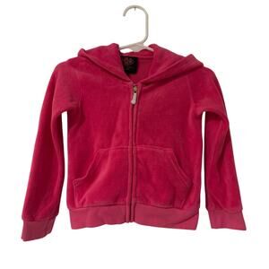Juicy Couture Black Label Baby Velour Hoodie Pink 3-6M USA Made NWT Zip